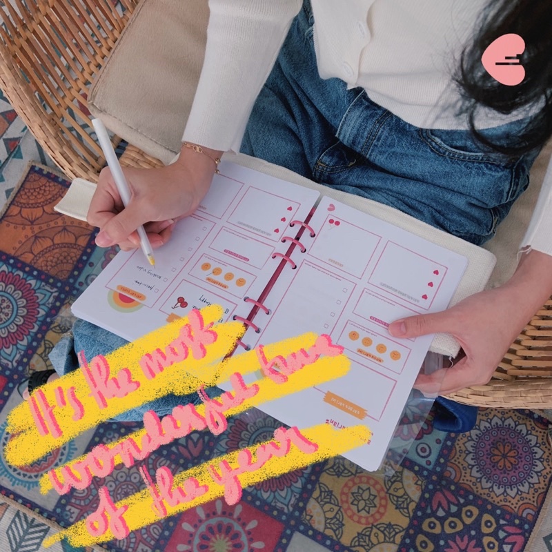 

Template Paper Jurnal/Bullet Journal (Binder) Menata