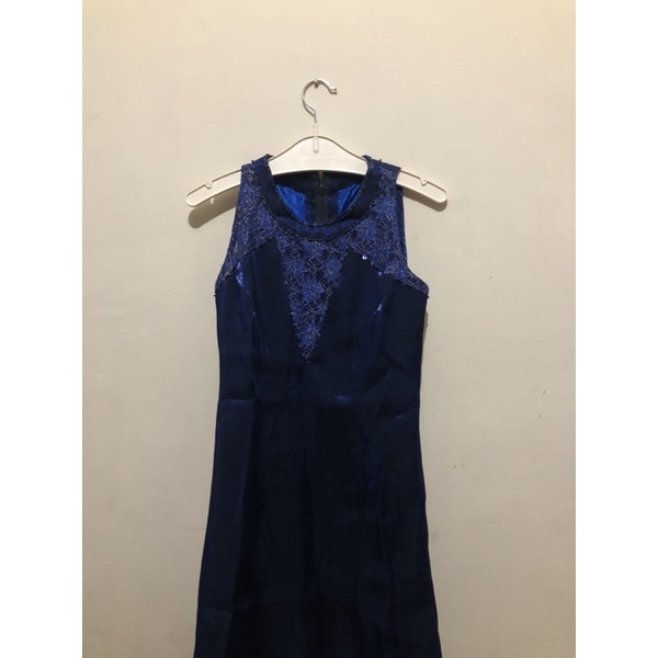 Preloved Gaun Pesta Caroline Kosasih Biru