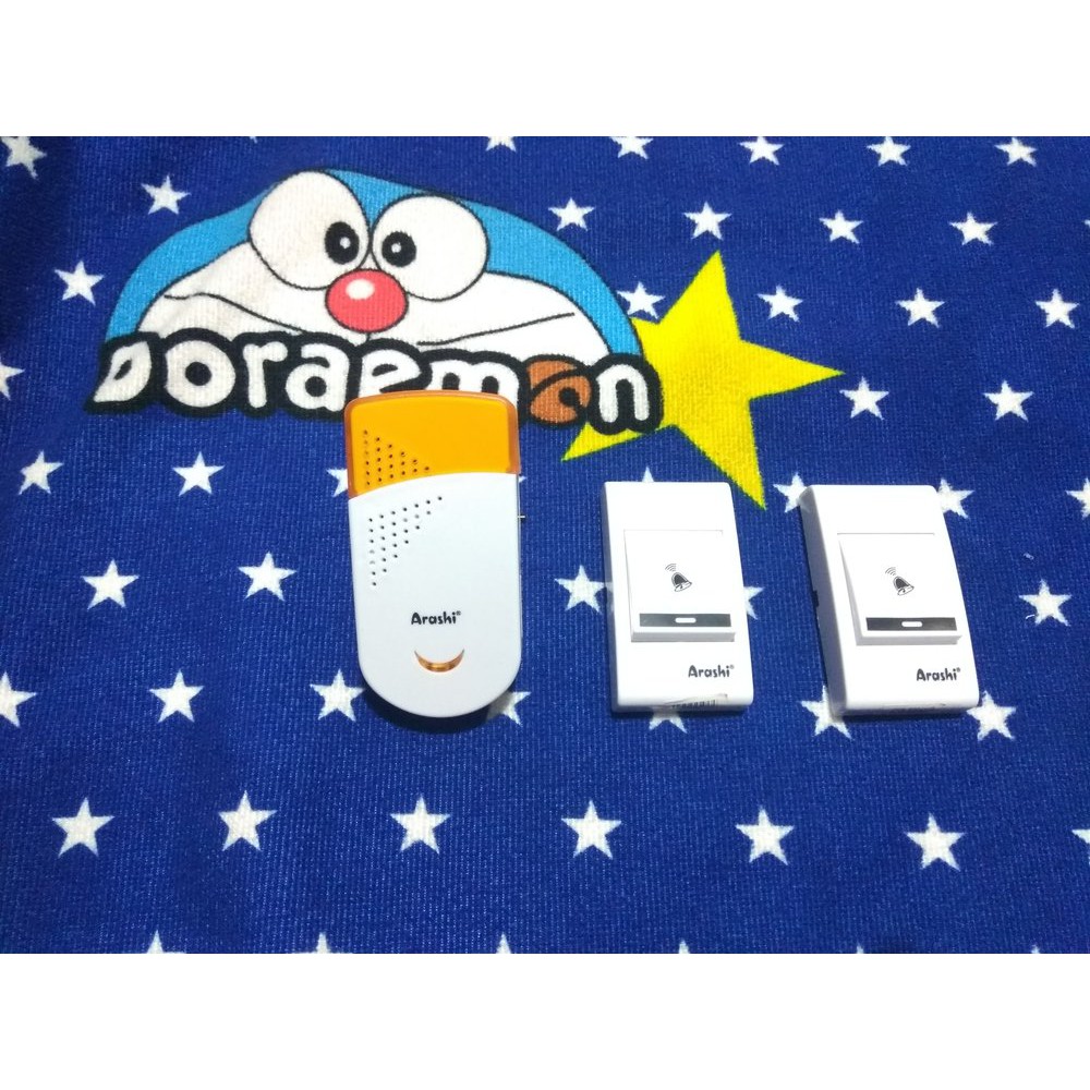 Unik Bel Pintu wireless 2 remote Murah