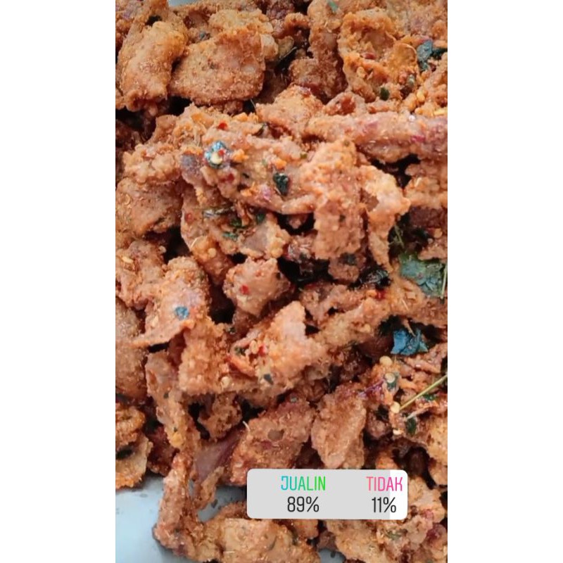 

KULIT AYAM CRISPYE PEDAS DLOWER 150gr