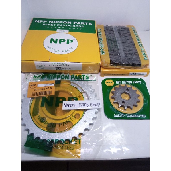 gir gear set + rantai gl 100 gl100