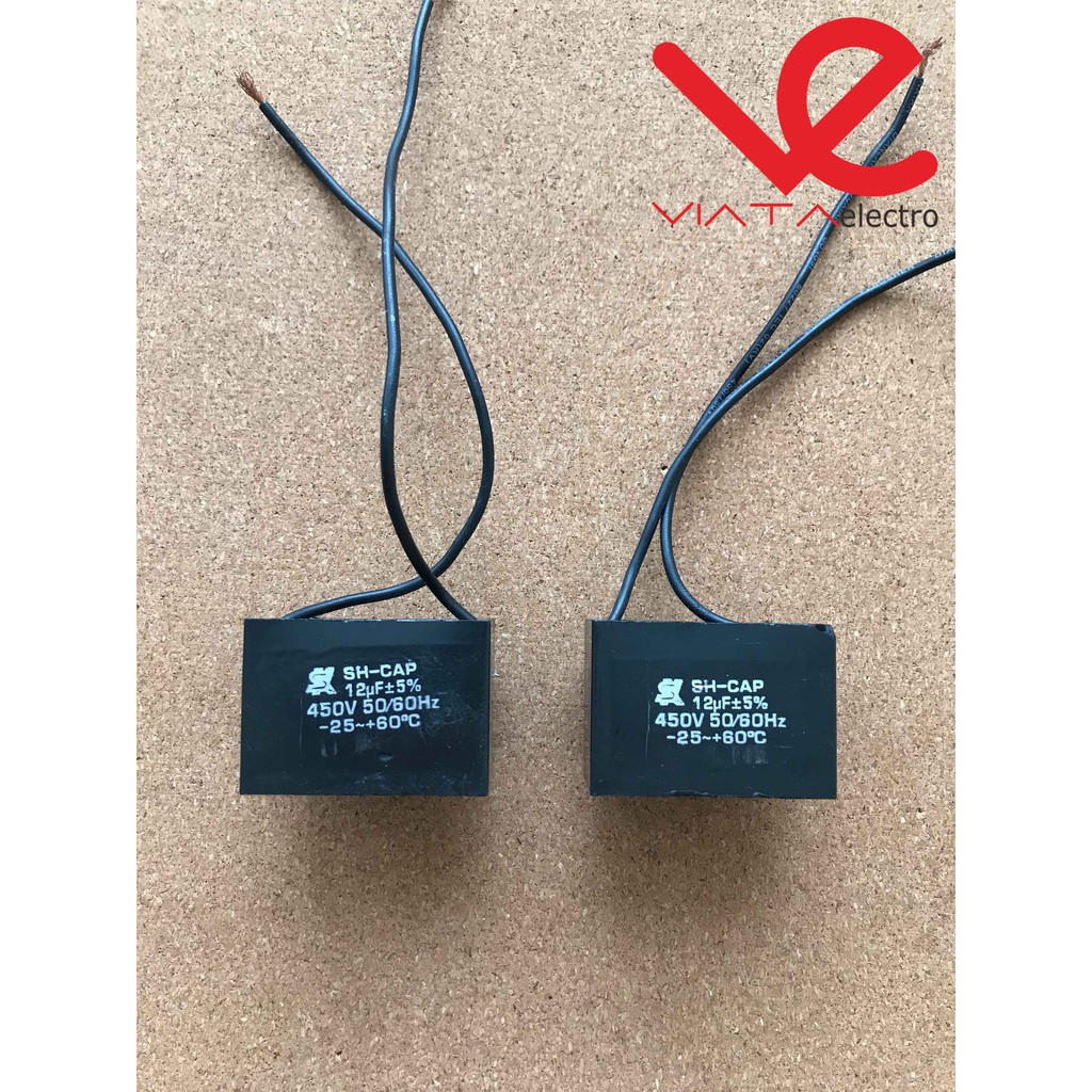 KAPASITOR KOTAK 12UF 450VAC CAPACITOR KOTAK AC. KIPAS. MESIN CUCI