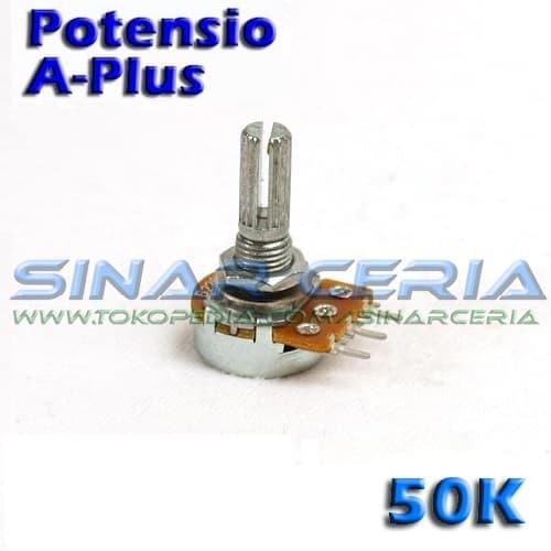 Potensio Mono 50K Merk A-Plus Pengganti Merk Alpha