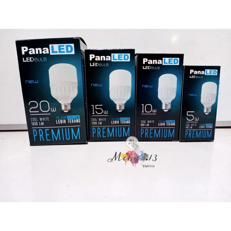 Lampu LED E27 Bohlam Panaled Premium (5w,10,15,20,30w dan 40w)