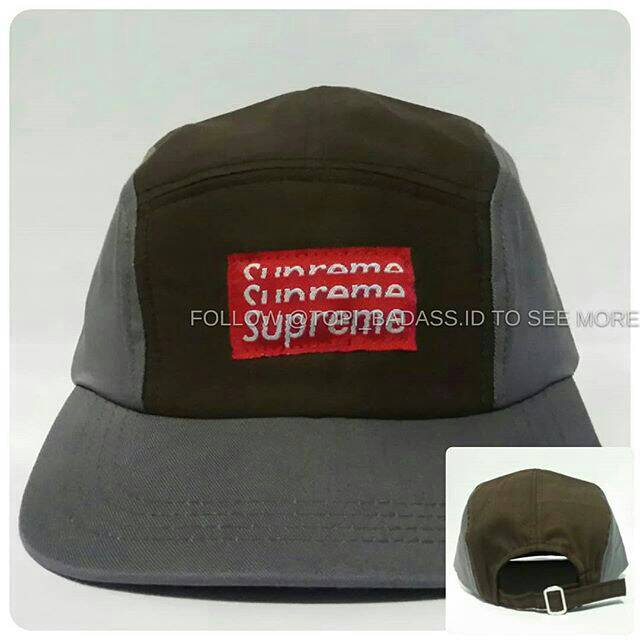 Topi 5panel Supreme