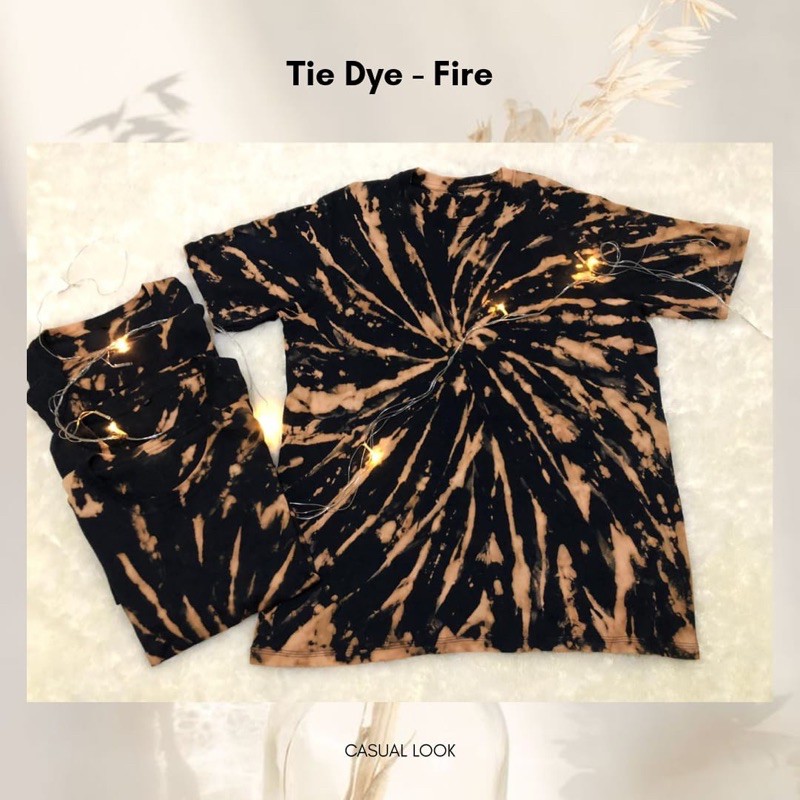 KAOS TIE DYE / TIE DYE FIRE / TIE DYE LENGAN PANJANG / TIE DYE T SHIRT / TIE DYE / TIE DYE KATUN