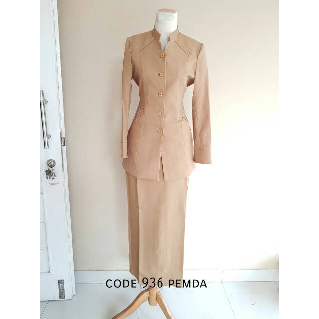 HABIS BAJU SERAGAM PNS DINAS CODE 936 PEMDA GURU, KARYAWAN KANTOR PEMERINTAH KELURAHAN KHAKI KEKI