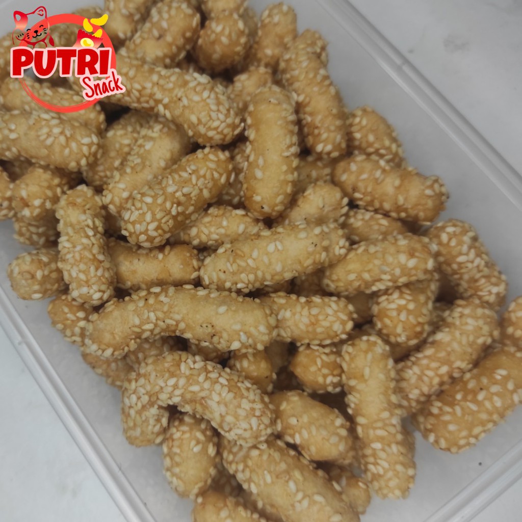 Onde Onde Wijen Kering Manis / Keciput Wijen Oval 100gr+ kemasan box
