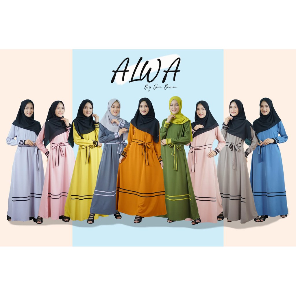 Gamis Alwa Dress original by Diva Busana