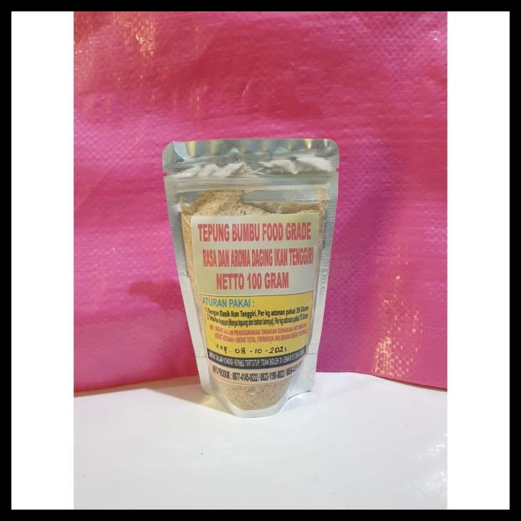 

Tepung Perisa / Perasa Tenggiri Murni Sebagai Pengganti Ikan Tenggiri