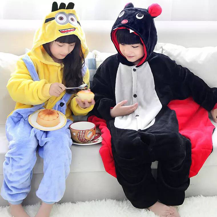 KOSTUM ONESIE KELELAWAR BAT BADTZ MARU PIYAMA COSPLAY ANAK