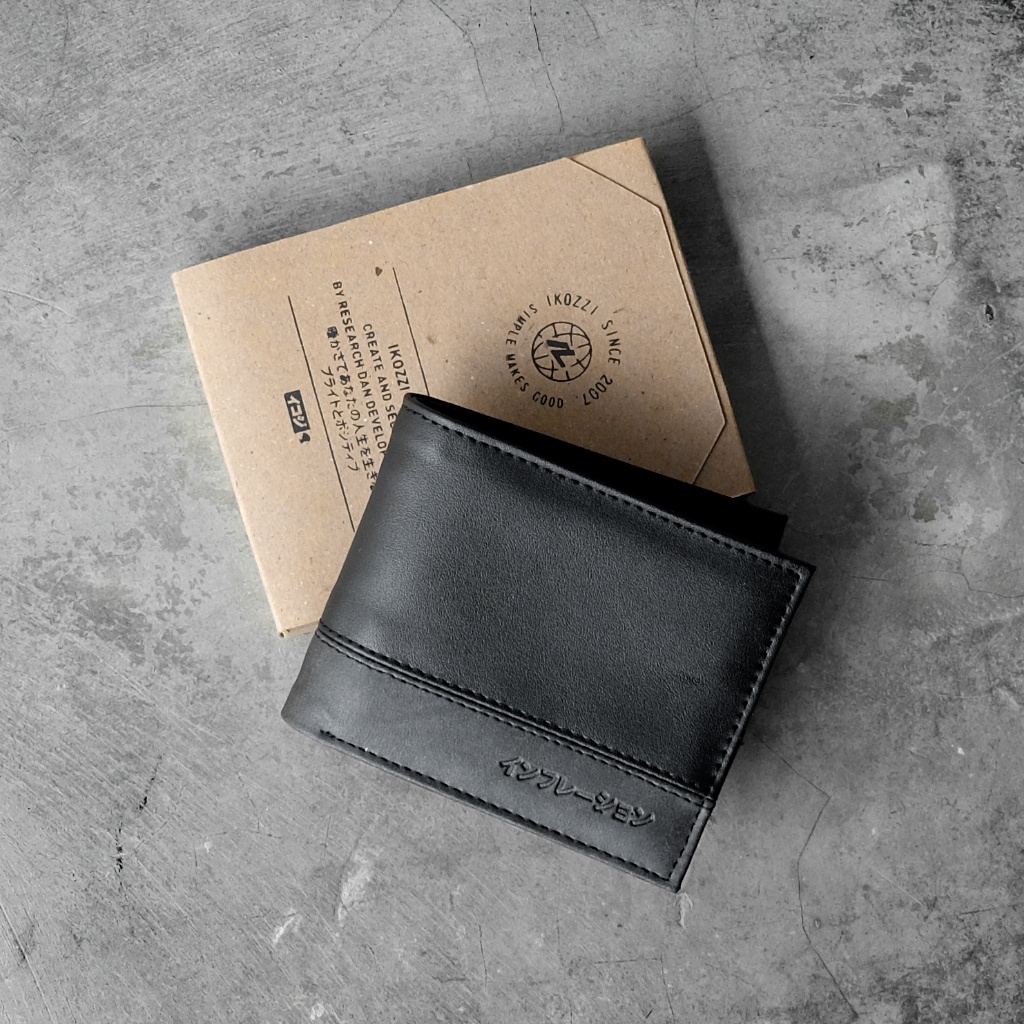 Ikozzi Spoor Wallet - Dompet lipat leather