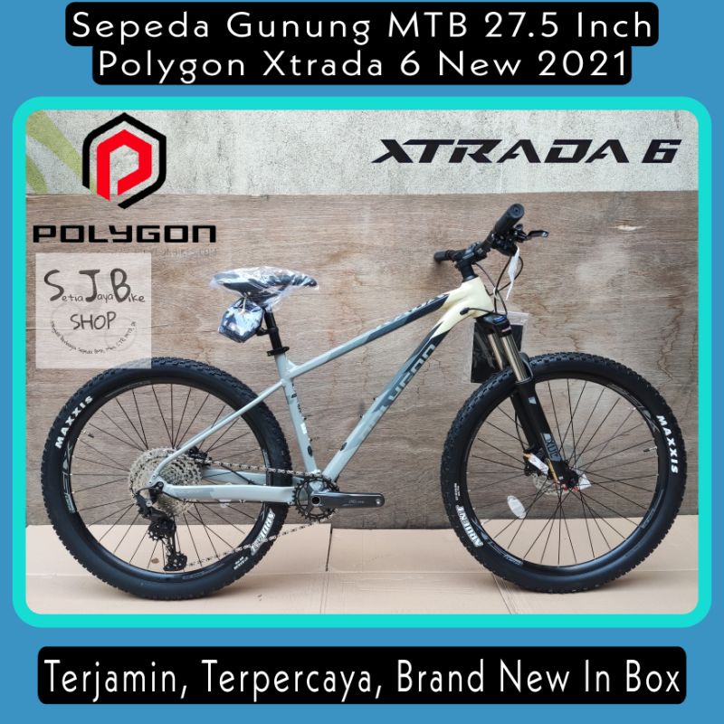 Sepeda Gunung MTB 27.5 Inch POLYGON XTRADA 6 New 2021 Alloy 1x11 Speed Rem Hydraulic