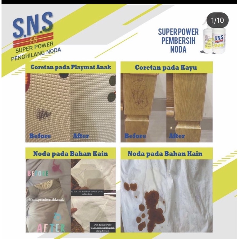 SNS PEMBERSIH KERAK / SNS PEMBERSIH NODA / SNS PEMBERSIH KERAMIK