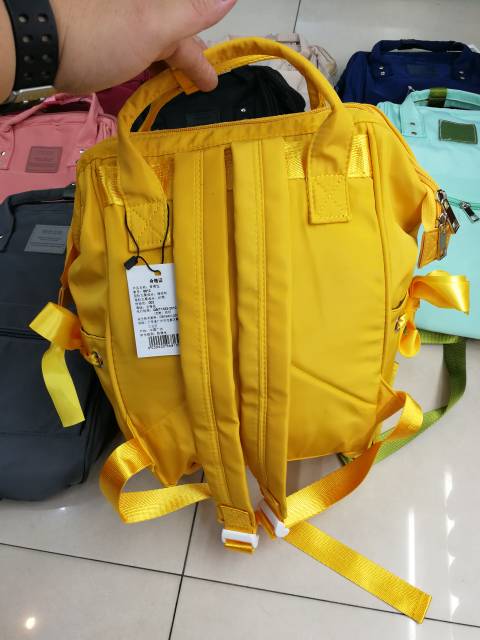 Ransel fashion 6813 backpack anello satin pita / tas punggung / tas sekolah / tas kuliah