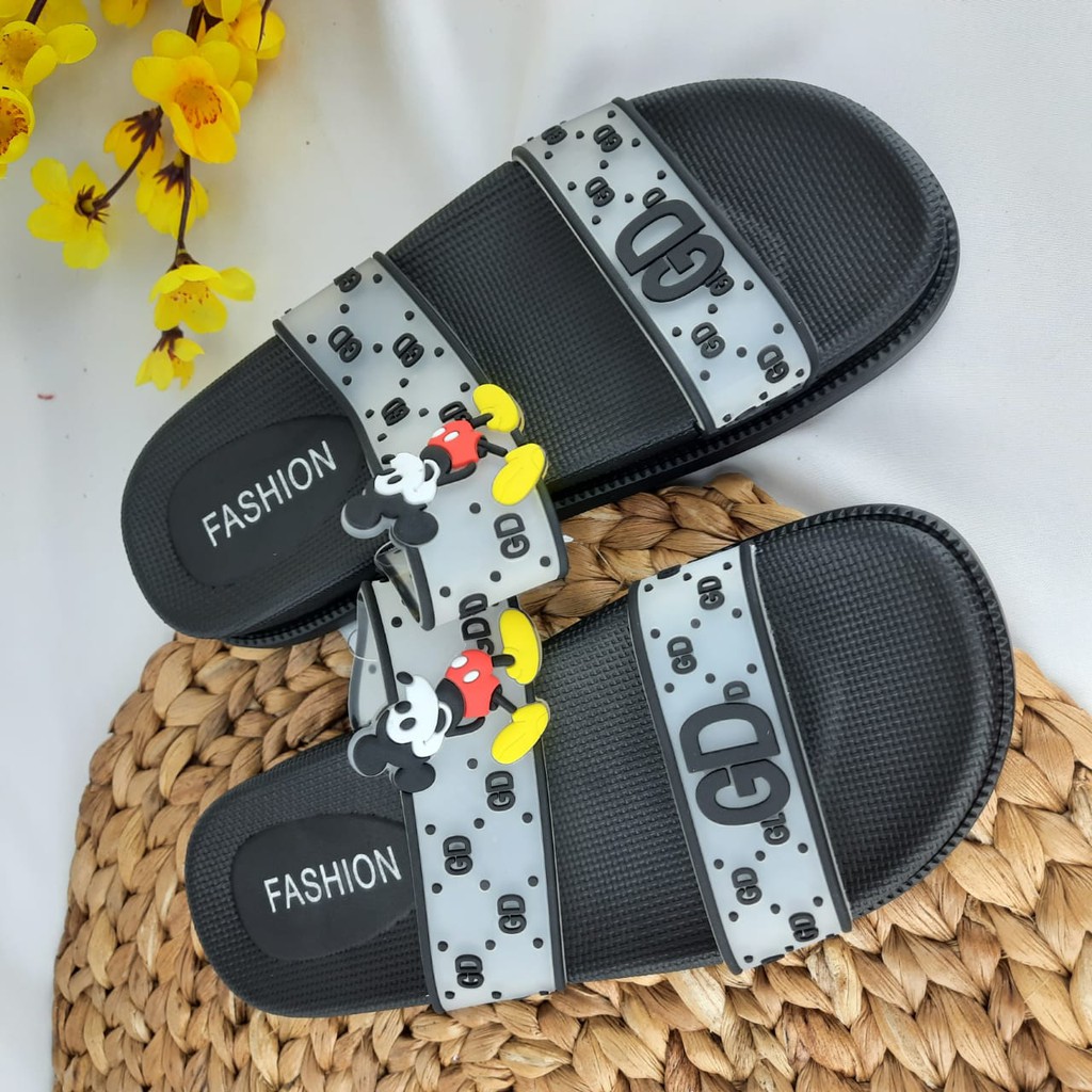 SANDAL WANITA MICKEY MOUSE LENTUR SD11