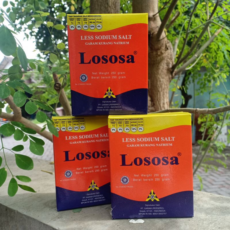 

Garam Lososa 250Gr - Garam Rendah Natrium - Garam Rendah Sodium - Garam Sehat Untuk Masak