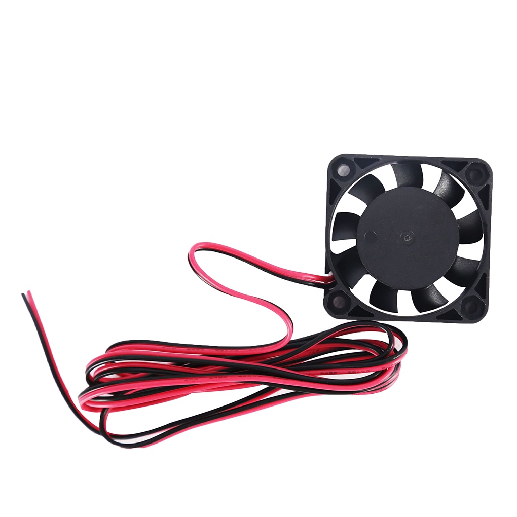 [huite]Ultra-quiet Small Heat Dissipation Cooling Fan Blower Extruder 3D Printer Turbine 2 Line Oil Bearing for 4010