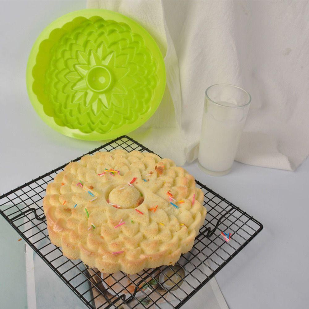 Preva 3D Bulat Bunga Baking Alat Dekorasi Kue Jelly Dome Mousse Molds