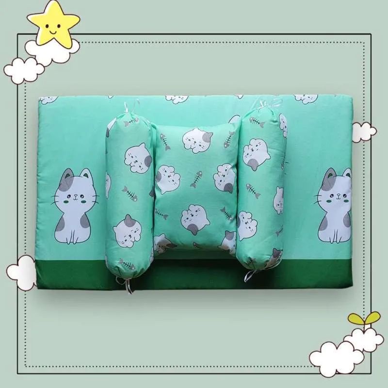 KASUR BAYI KARAKTER 1 SET DENGAN BANTAL DAN GULING SIZE 75x45cm