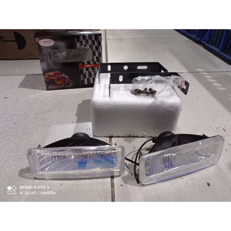 LAMPU TEMBAK / LAMPU SOROT / Fog lamp MODEL KOTAK DAN OVAL KACA PELANGI UNIVERSAL MOTOR MOBIL