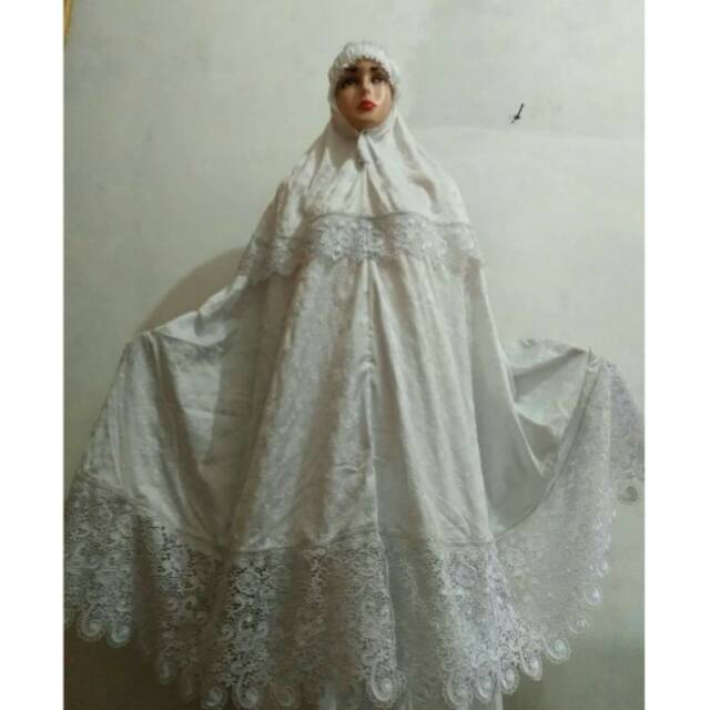 Mukena Prada Putih Exlusive