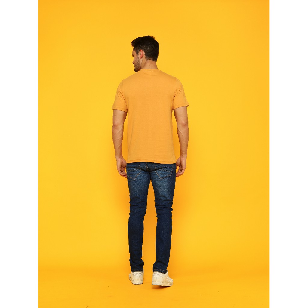 Kaos Tshirt Polos KAUZTEE Premium Tshirt Unisex 100% Cotton Combed 28s - Mustard