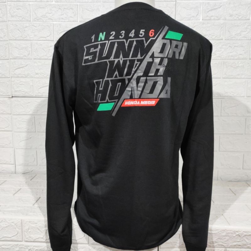 sweater crewneck honda mbois sunmori honda panjang