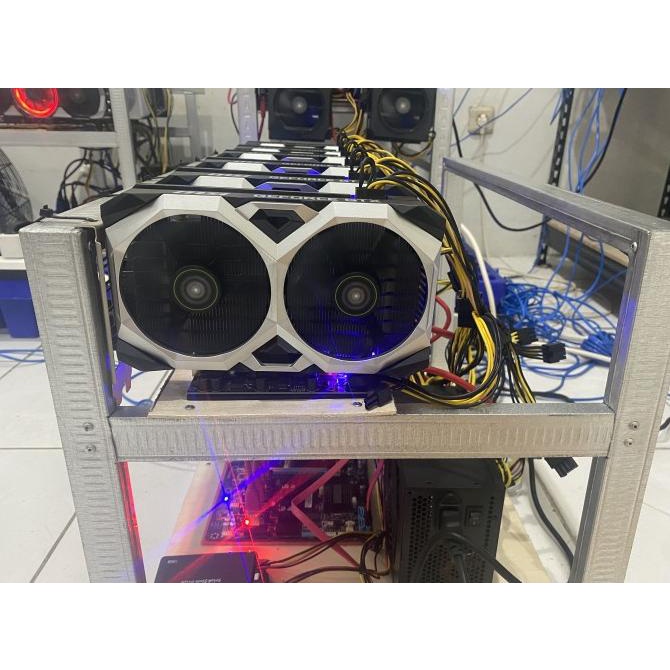 Rak Mining Rig - Case Mining 6 Vga - Casing Mining Rig 6 Vga