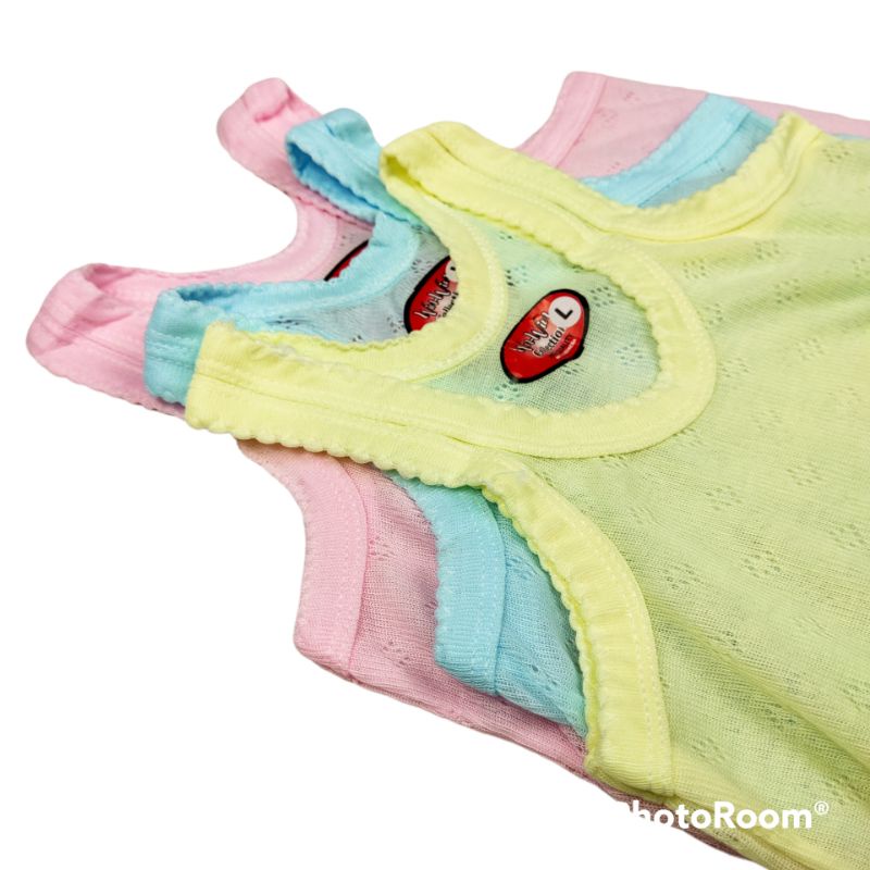 Kaos Dalam Singlet bayi anak Balita PAUD TK SD  perempuan Cewek Cowok berwarna polos S M L XL XXL XXXL termurah Berkualitas