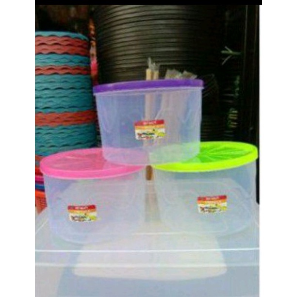 Toples plastik serbaguna/Toples kue kering/ toples 1Kg