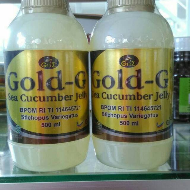 GOLD G 500 ML/JELLY GAMAT ORIGINAL MALAYSIA