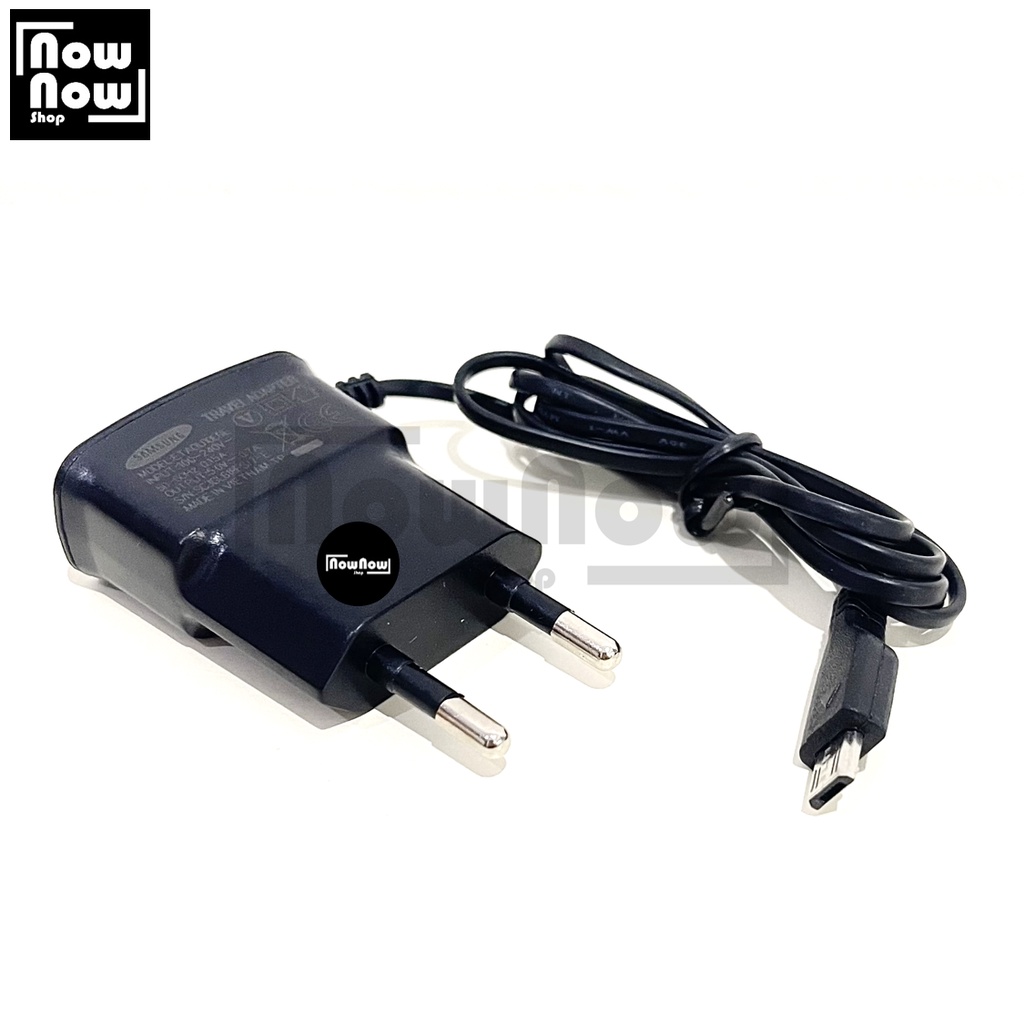 Charger Samsung Galaxy E1272 I9000 S5360 Keystone 3 SM-B109E Young 1 2 ACE 3 4 B310E B 310 Adaptive Travel Adaptor Charger Compatible All HP Android Micro USB Casan 700 mAh Original