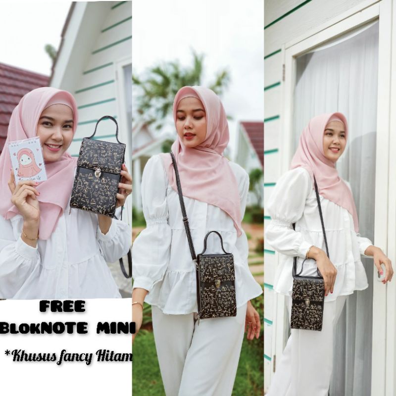 READY STOK JIA BAG SLINGBAG ORI TAS UNA / TAS MUSLIMAH