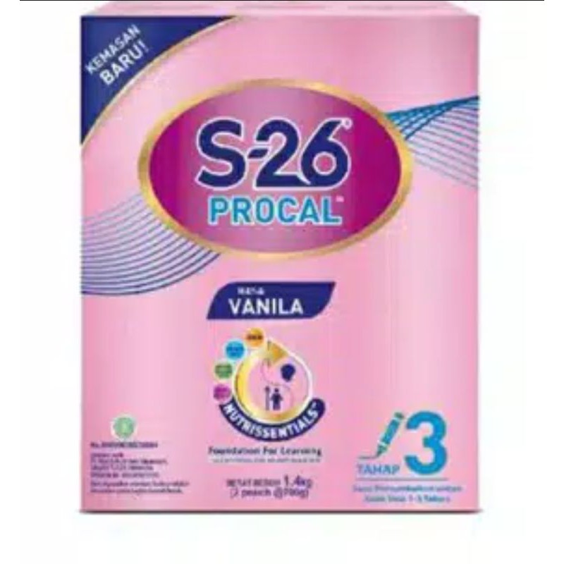 

Procal S-26 Tahap 3 vanila 1,4kg