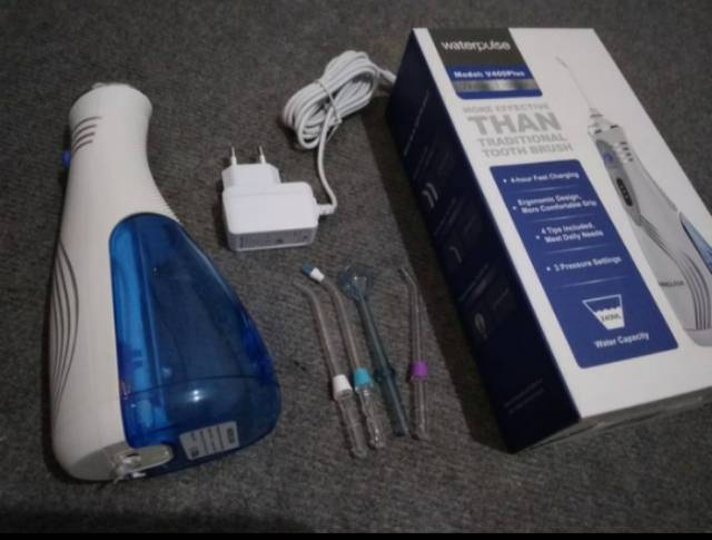 WATERPULSE WATER JET PICK FLOSSER TEETH TOOTH V400 / WATERPULSE DENTAL FLOSSER  PEMBERSIH GIGI V 400 plus