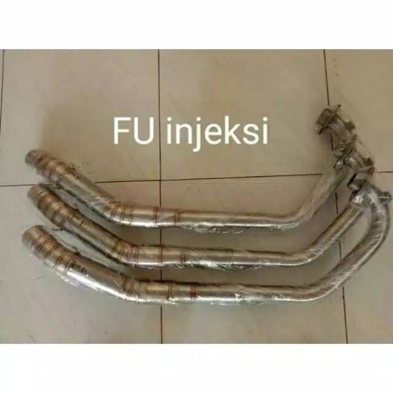 pipa leher knalpot Satria Fu injeksi only d50mm