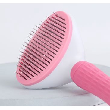 Sisir kucing anjing Hair Pet Brush with Button Sisir grooming Kucing Anjing F01 Pet Grooming Brush Sisir Perawatan Peliharaan