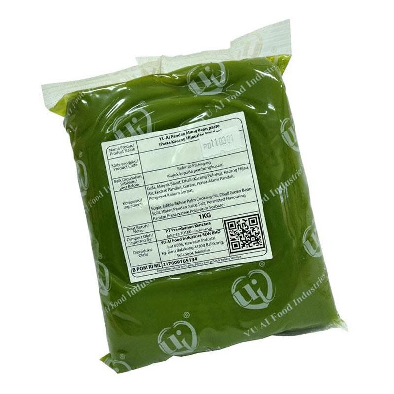 

YU AI - Pasta Filling Pandan 1Kg / Pandan mung bean Best Quality