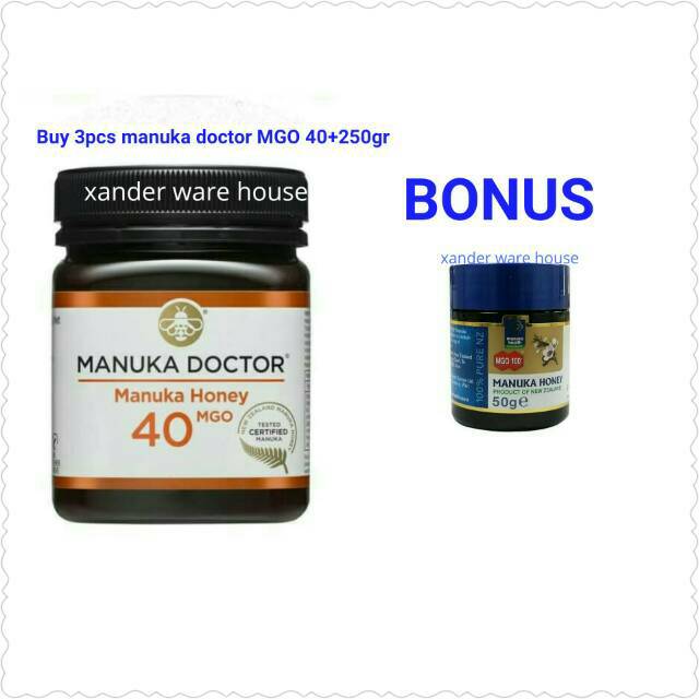 

MADU MANUKA DOCTOR MANUKA HONEY MGO 40+250GR