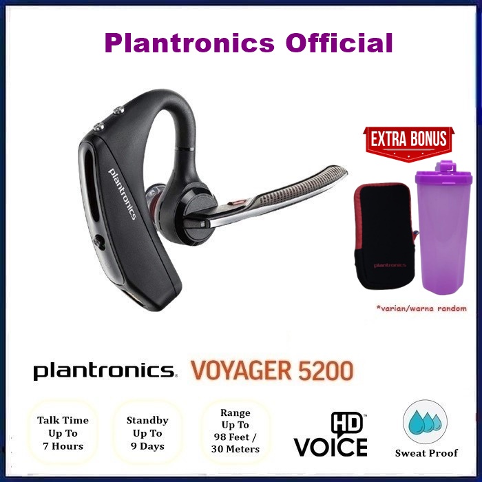 Plantronics Voyager 5200 Bluetooth Headset Earphone