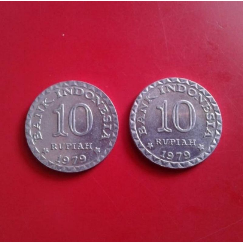 Koin 10 Rupiah Almini tahun 1979