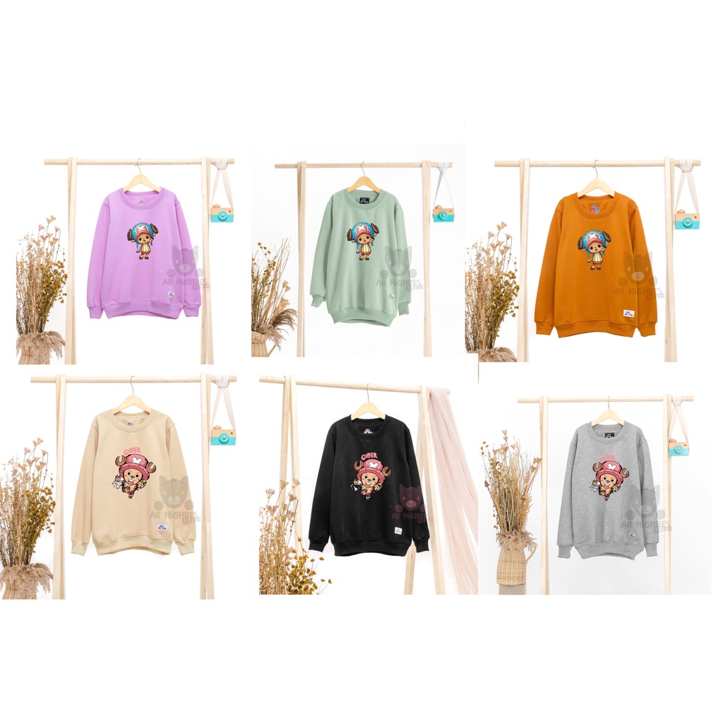 sweater Crewneck Anak Laki-laki / Perempuan termurah Motif Karakter Chopper OP by Arhighres Kids