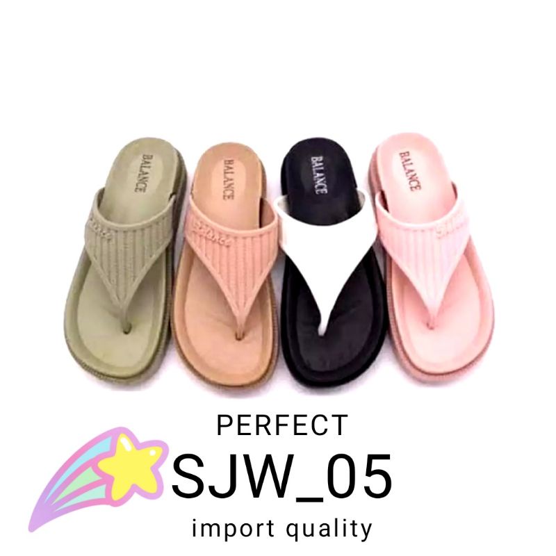 sandal wanita wedges terbaru import murah