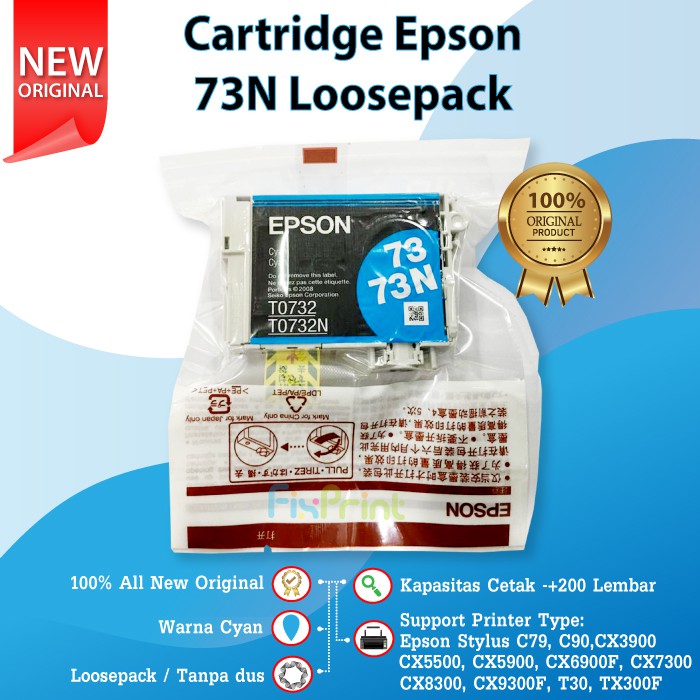 Cartridge Printer Epson 73N 73 N Loosepack Printer T13 T11 T20E T40W