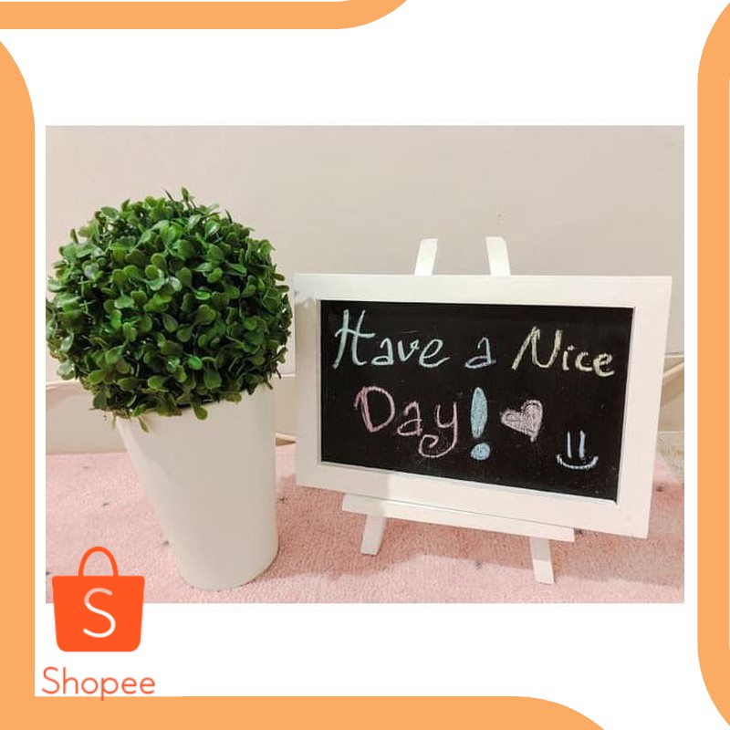 

Dijual perkakas Papan Tulis Kapur Menu Cafe Mini 20x30 Kaki Murah Prewed 19DE Diskon