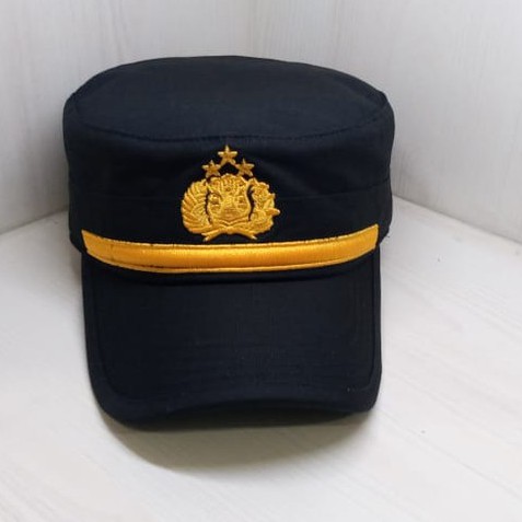 Topi Komando PAMA Polri HITAM