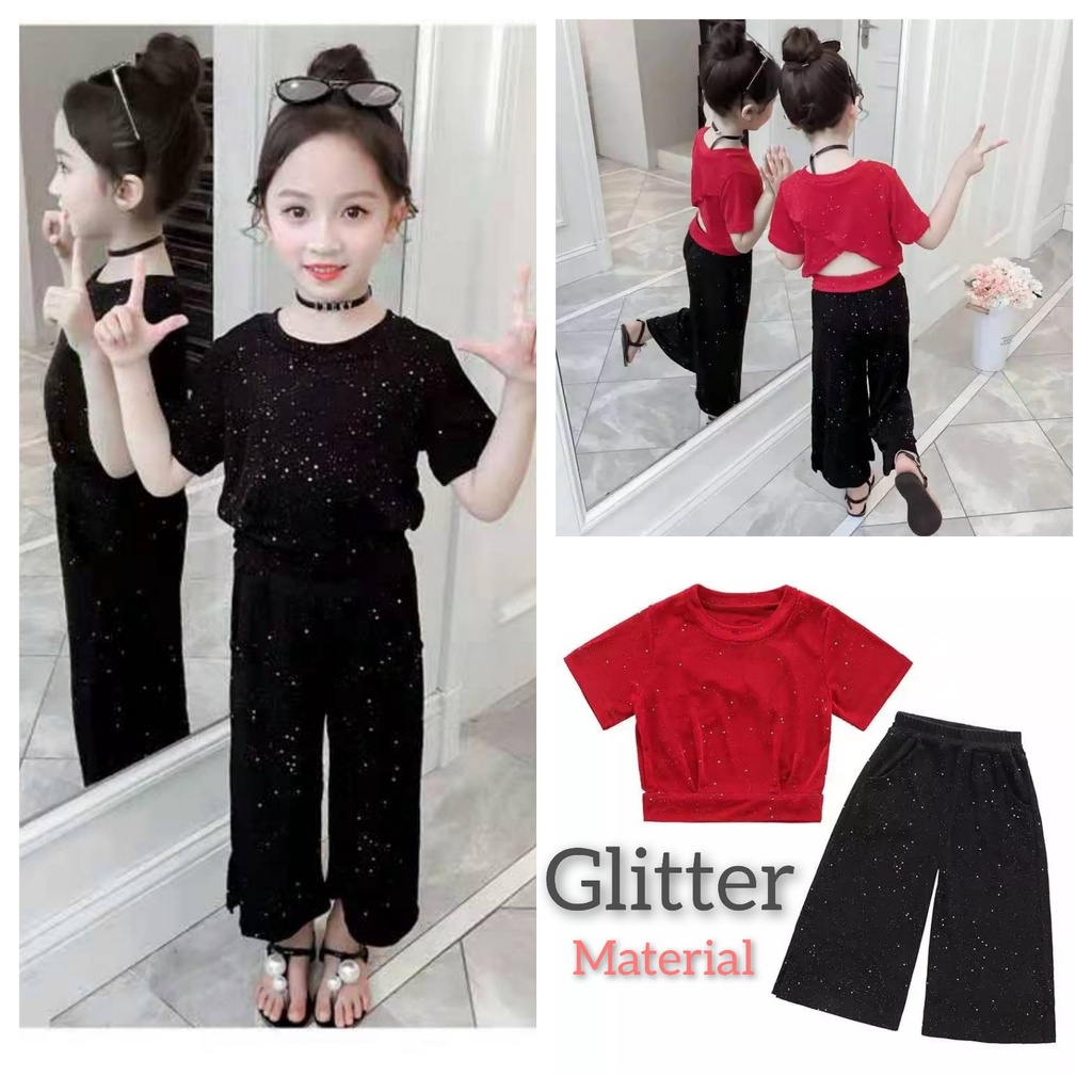 Setelan Remaja Perempuan Baju Pesta Anak Perempuan Fashion Girl Teen BLINK Korean Style Import