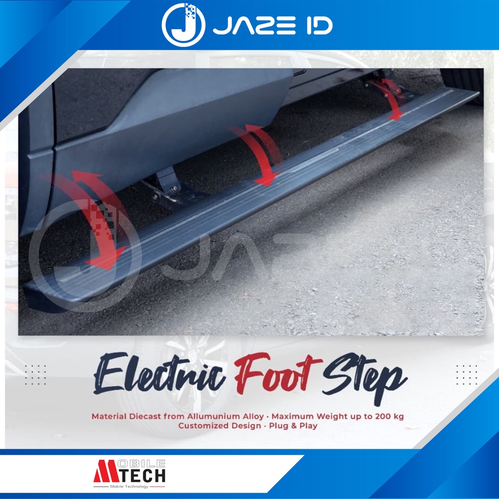 Mtech Electric Foot Step Automatic Footstep Almaz Terra Lexus Benz Ranger MUX Santa Fe H1 Innova Reborn Venturer Pajero Fortuner VRZ