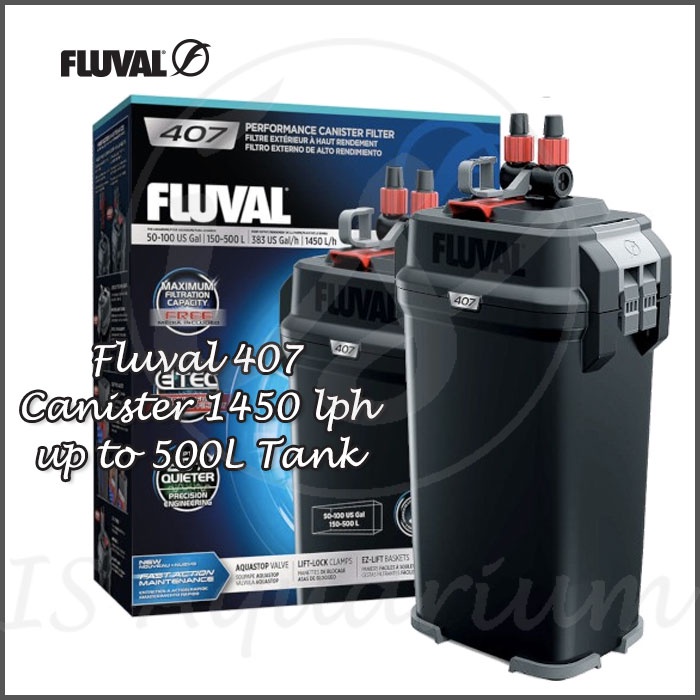Canister Fluval 407 Canister Filter 1450LPH Filter Canister Aquascape